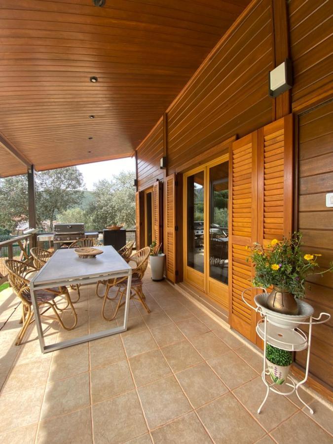 Villa Wooden House Minde Exterior foto