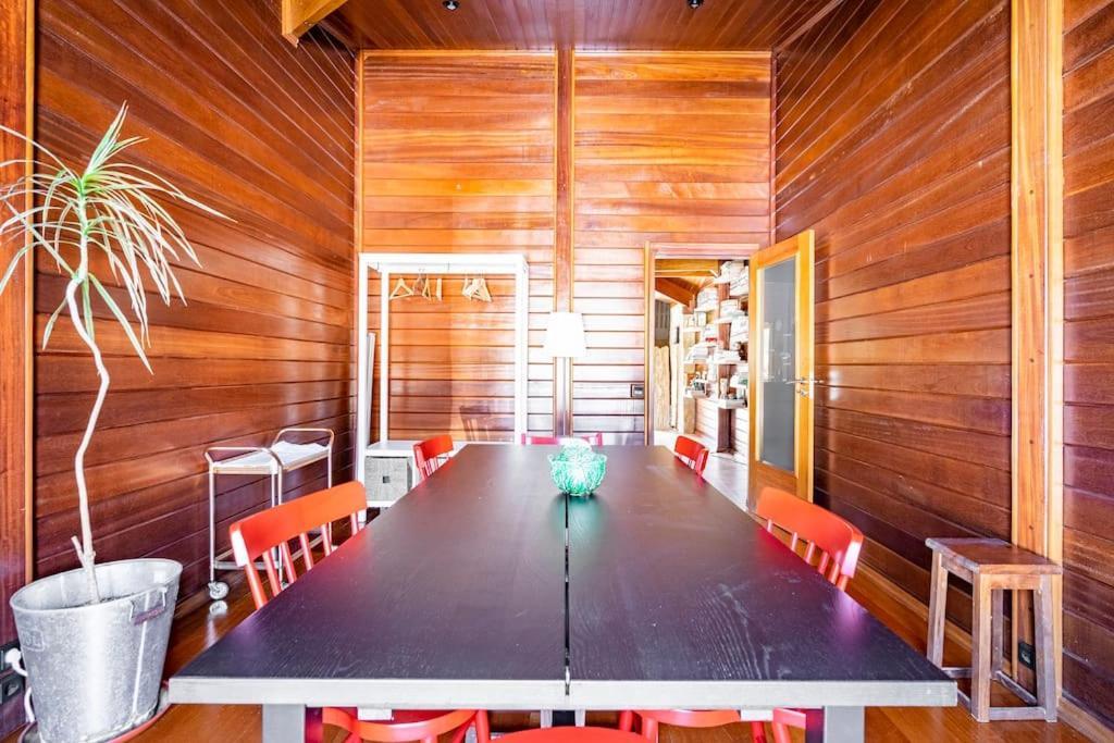 Villa Wooden House Minde Exterior foto