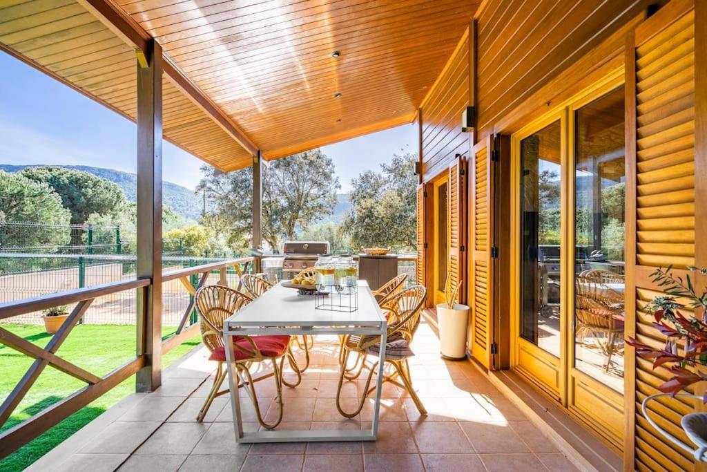 Villa Wooden House Minde Exterior foto