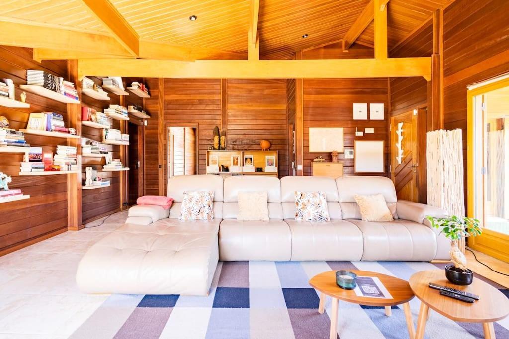 Villa Wooden House Minde Exterior foto