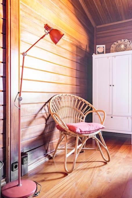 Villa Wooden House Minde Exterior foto