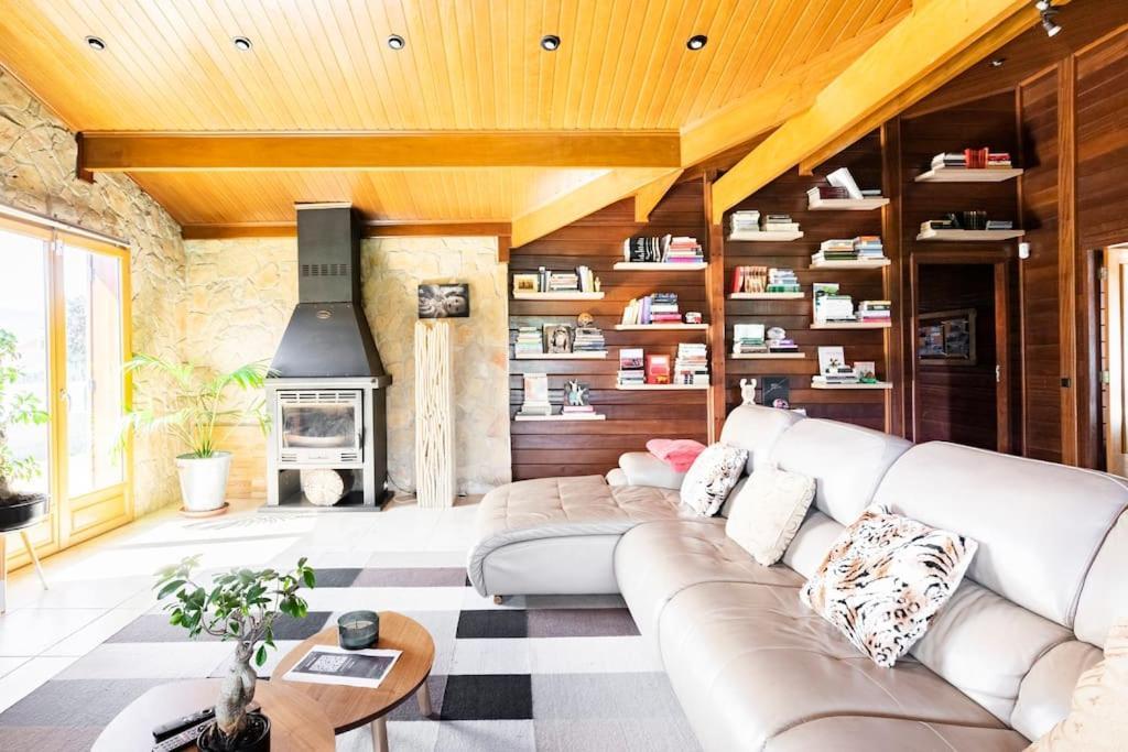 Villa Wooden House Minde Exterior foto