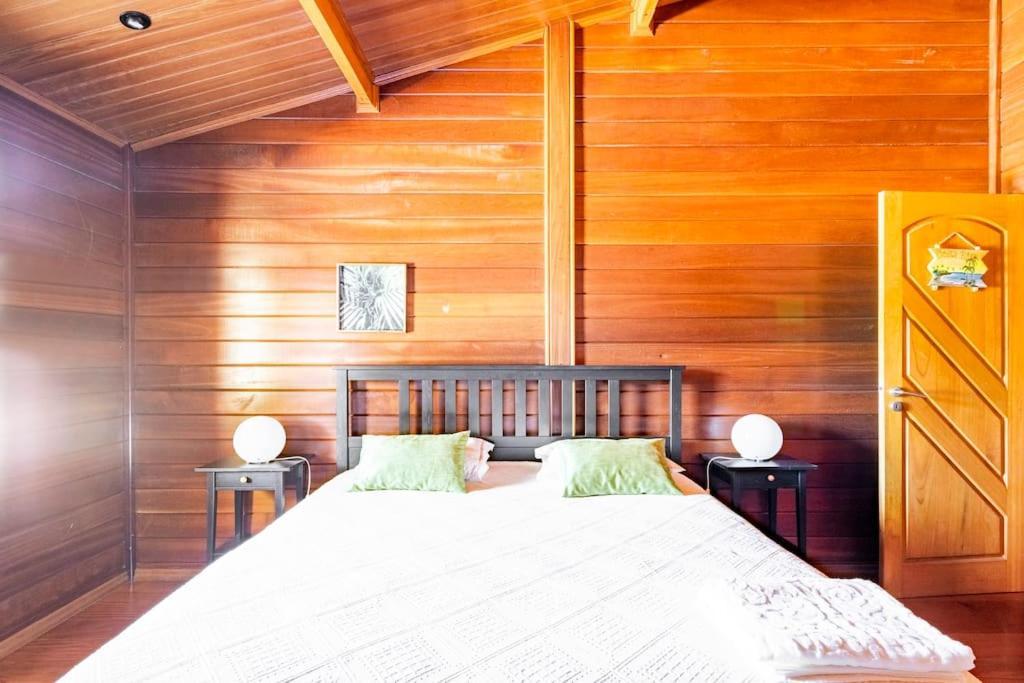 Villa Wooden House Minde Exterior foto